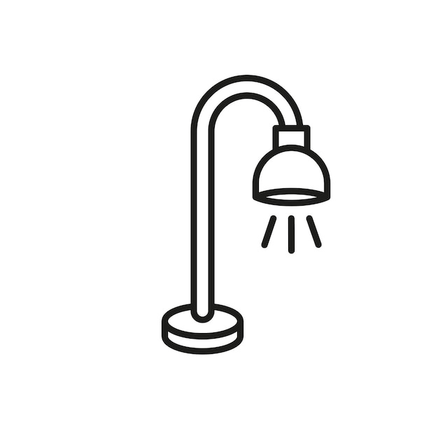 Floor lamp icon vector design templates simple and modern