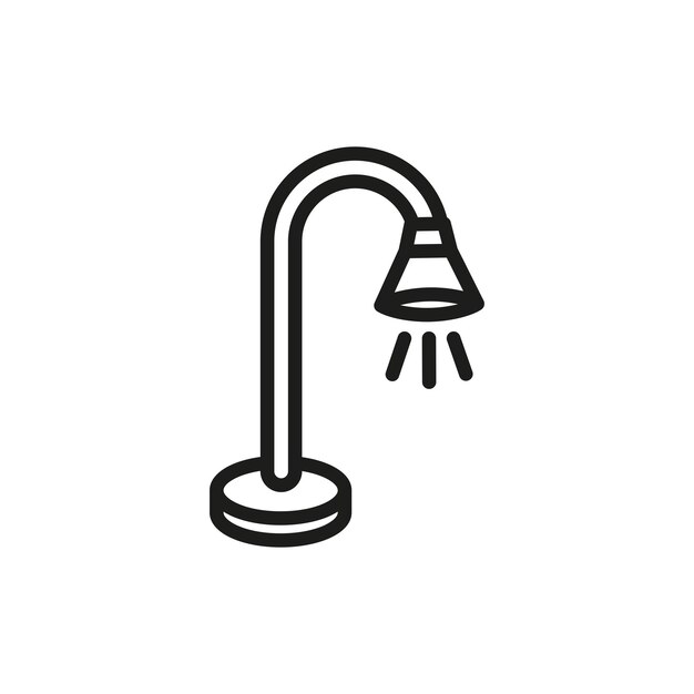 Floor lamp icon vector design templates simple and modern