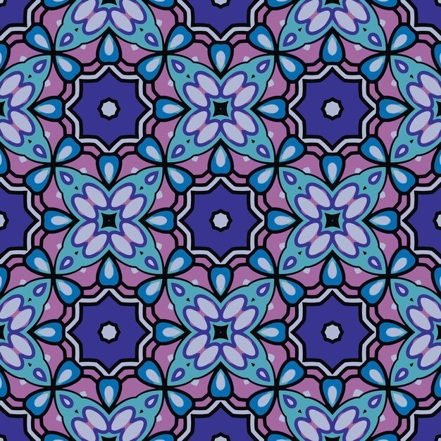Floral seamless pattern abstract flowers background ready for print