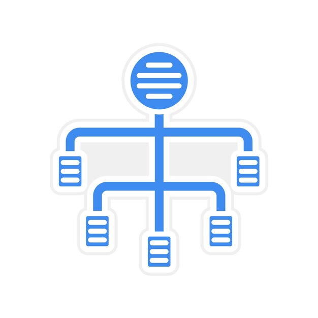 Flowchart icon vector image Can be used for UX and UI