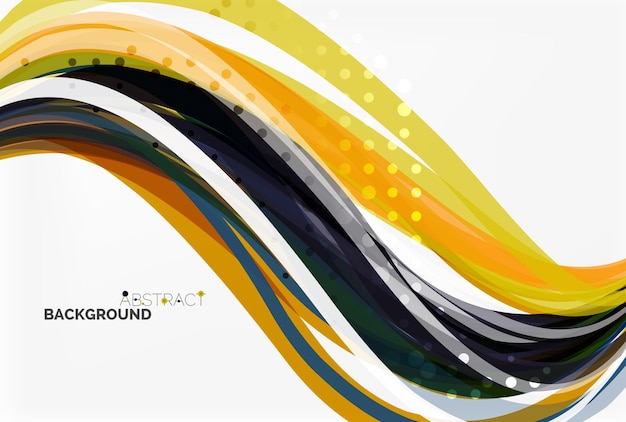 flowing abstract background vector template background for workflow layout diagram number options or web design