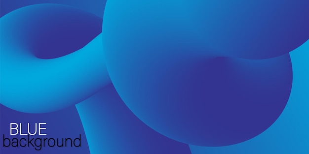 fluid background liquid color abstract blue gradient vector