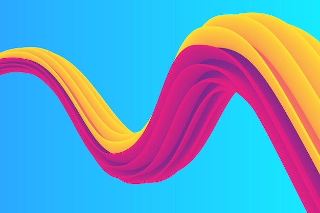Fluid Color Abstract Background