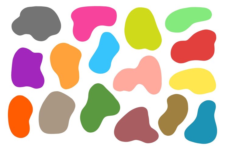 Vector fluid color gradient background