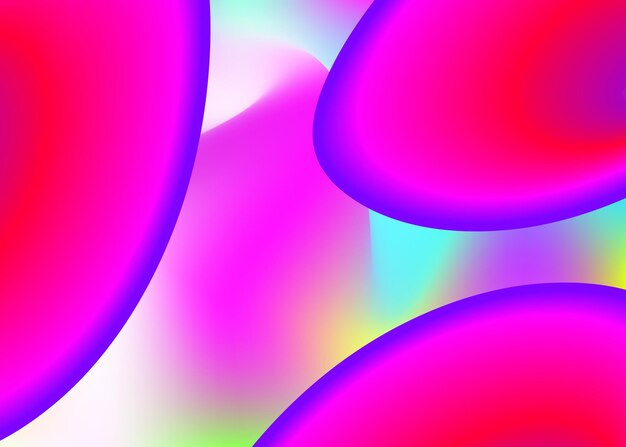 Fluid shape background with liquid dynamic elements
