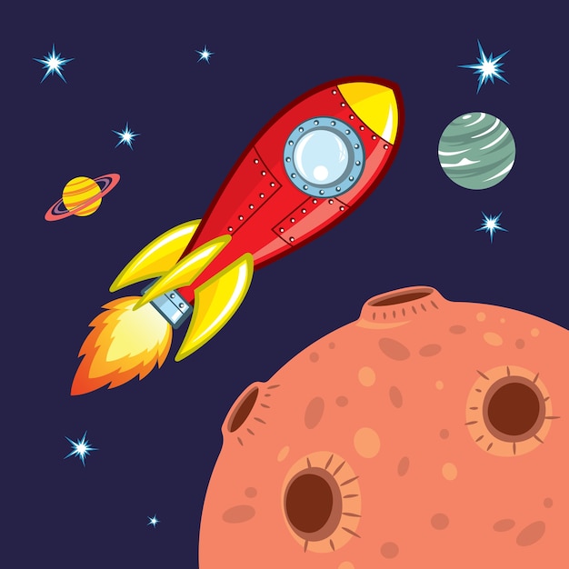 flying space ship