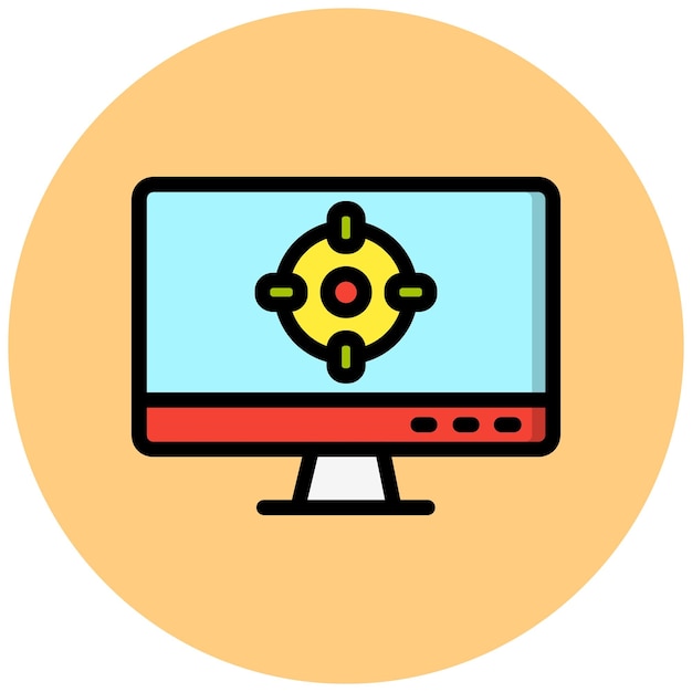 focus vector icon design illustration