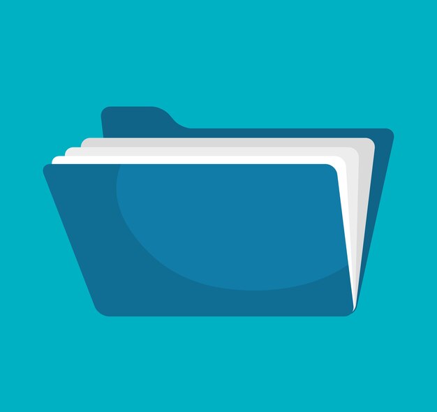 folder file document isolated icon 