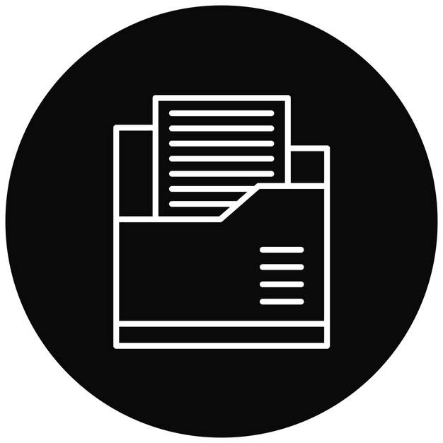 Folder Files icon vector image Can be used for Networking and Data Sharing