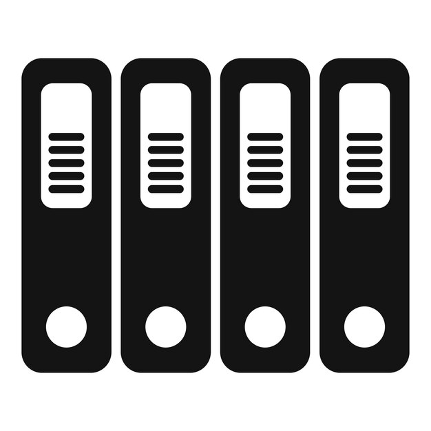 Folder laboratory research icon simple vector Equipment study