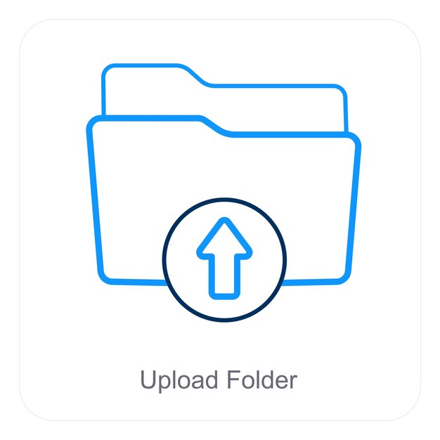 Folder Tree and Folder icon concept