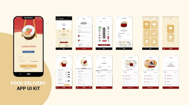 Food delivery UI kit