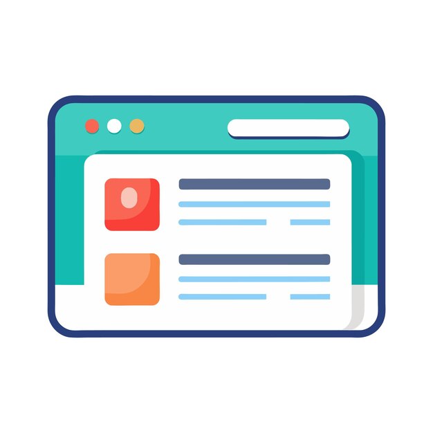 form interface icon isolated flat vector illustration