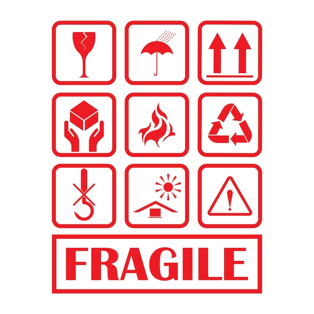 Fragile icon