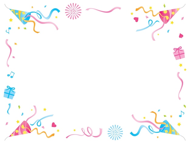 frame of the party cracker
