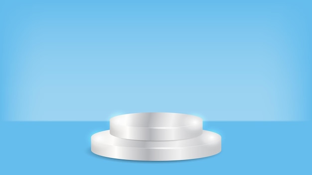 free template for showroom podium scene