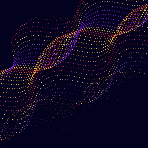free vector abstract backgrounds with halftone pattern in white black purple yellow red color