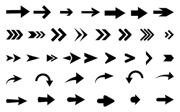 Free vector flat design arrow