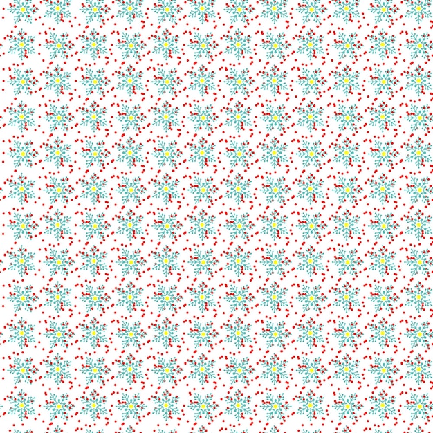 Free vector hand drawn small flowers pattern design