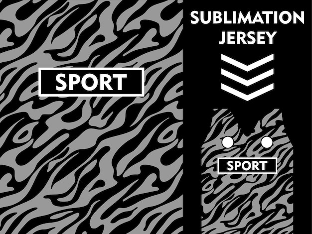 free vector soccer jersey design for sublimation pattern