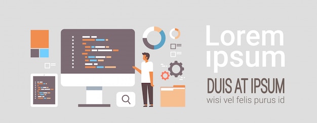 freelancer programmer working in software development