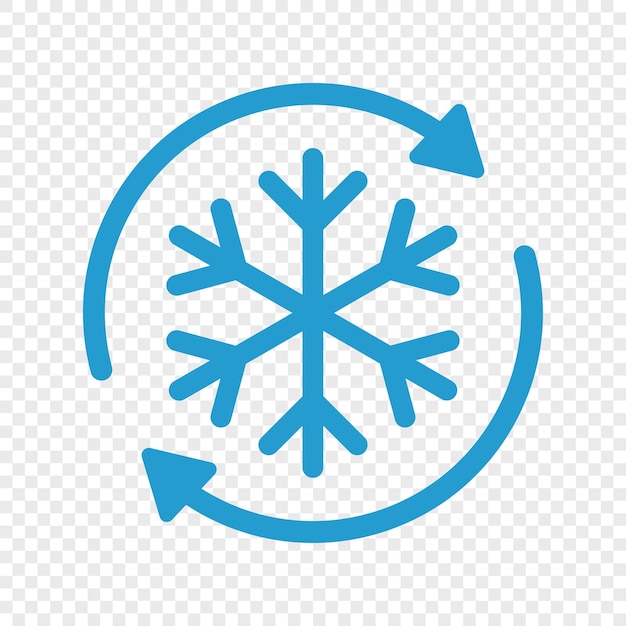 Freezing or defrost graphic icon