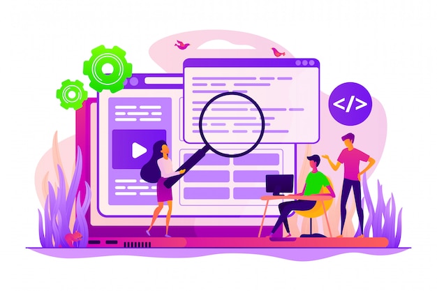 Front end development concept.