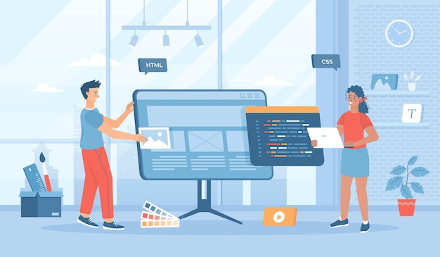 Front end development Website interface front end developer web page design user experience Fla