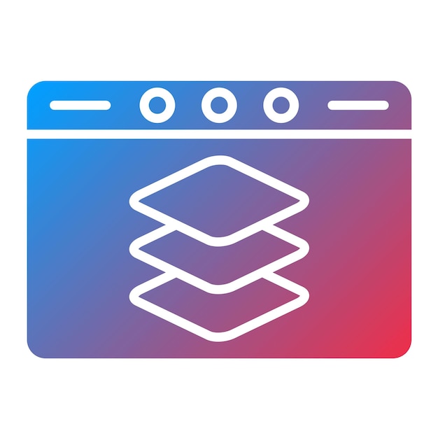 Full Stack Developer icon vector image Can be used for UX and UI