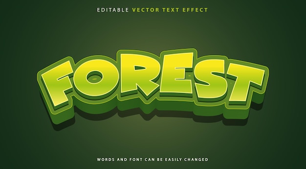 Fully Editable Text Effect Style