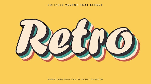Fully Editable Text Effect Style
