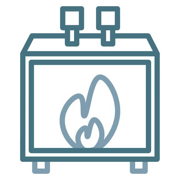 furnace icon vector image can be used for mining and crafting