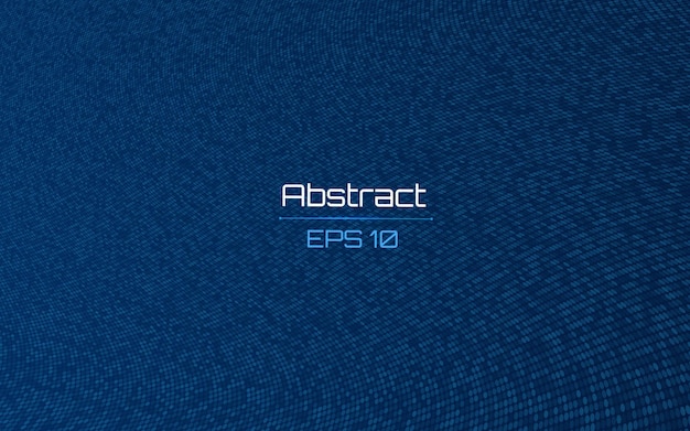 Futuristic abstract background from dots