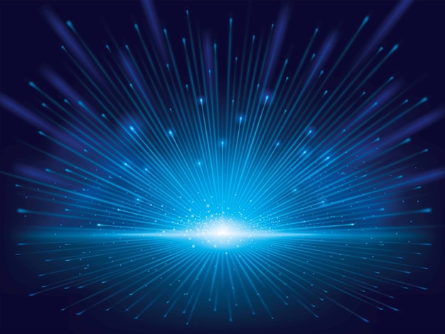 Futuristic light Streaks background Technology Light Tunnel Exploding and expanding movement Stars