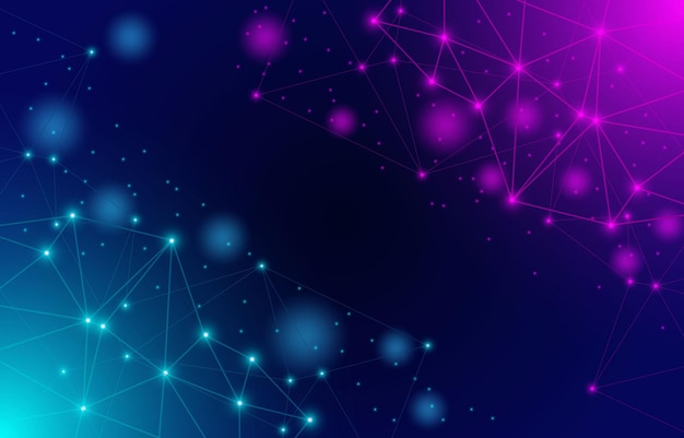 Futuristic purple and blue gradient background design
