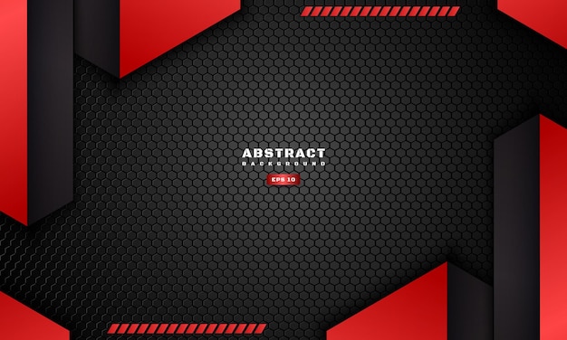 futuristic red gaming background