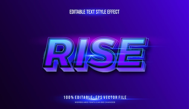 futuristic theme title text style effect. editable font style. vector illustration