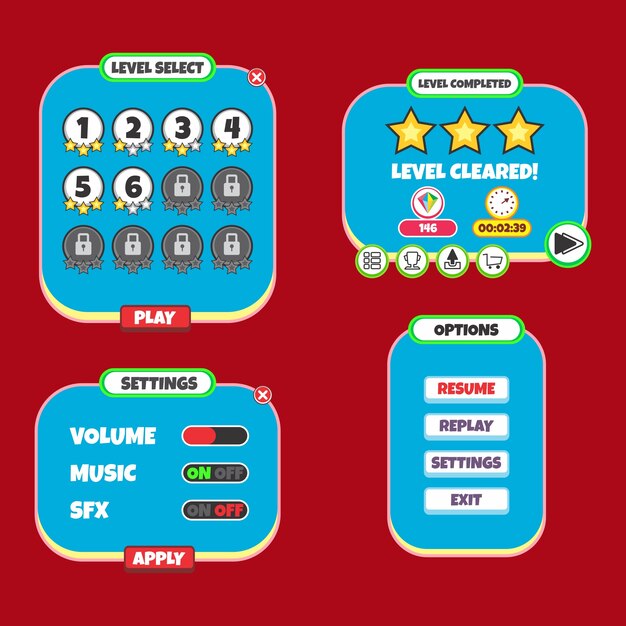 game assets element