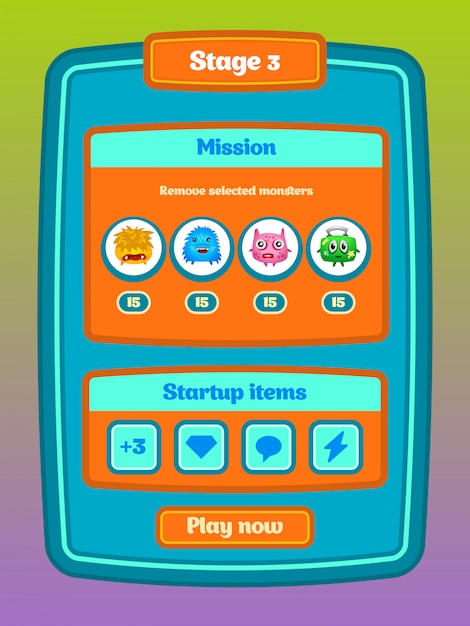Game UI.