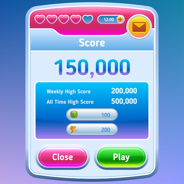 game ui.
