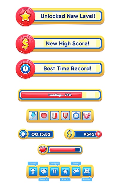 Game User Interface Templates