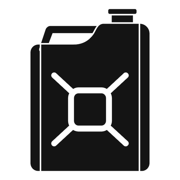 Gas canister icon Simple illustration of gas canister vector icon for web design isolated on white background
