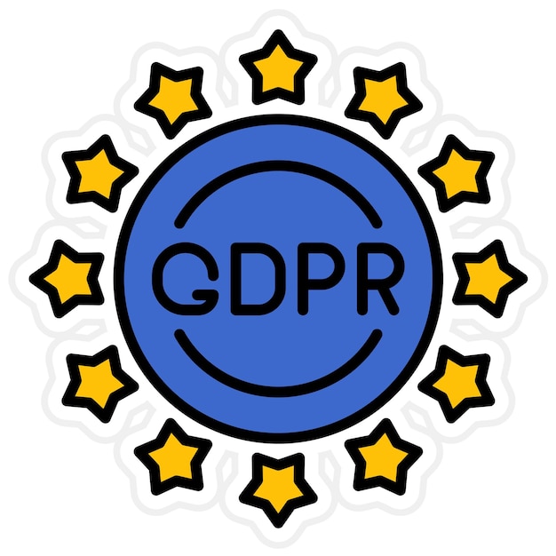 gdpr icon vector image can be used for gdpr