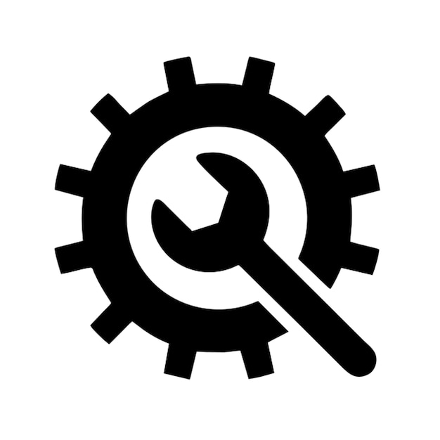 gear with wrench icon
