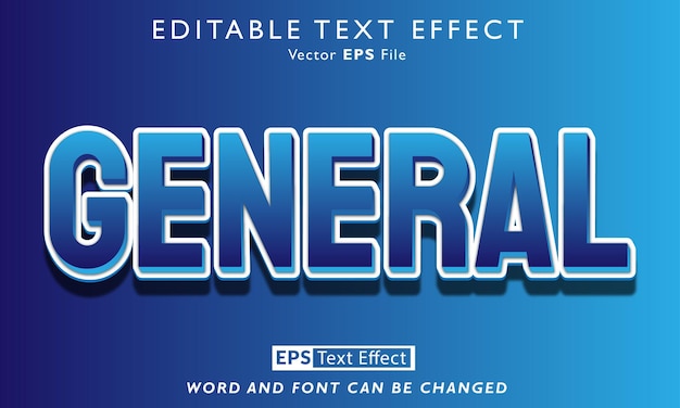 General text effect