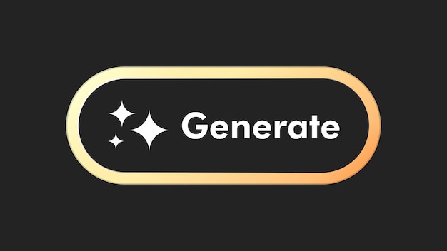 generate ai button user interface design