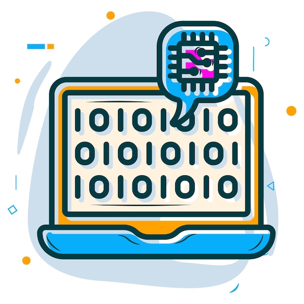 generated an image dataset concept bit address of our sensor vector icon design Artificial general
