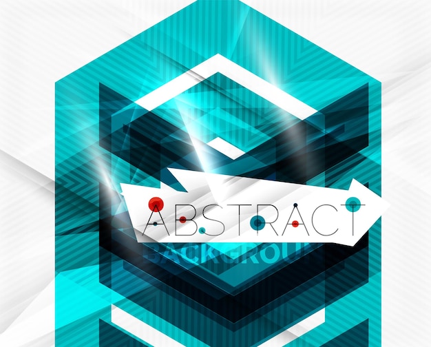 geometric abstract background arrow design