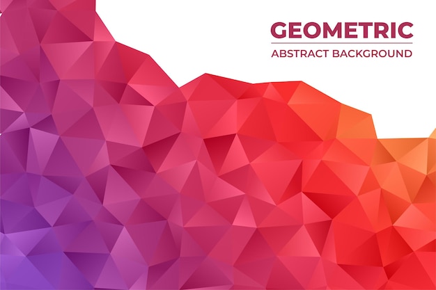 geometric abstract background with triangle polygon