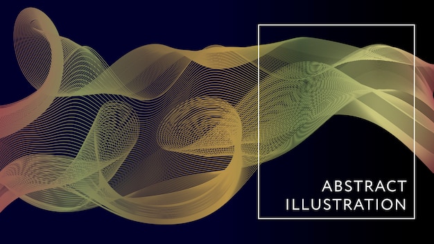 Geometric Abstract Illustration Background Vector Shape